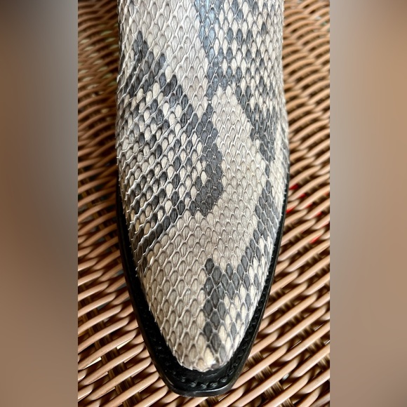 SOLD! Stallion Boot Company Python Boot Sliders - Picture 4 of 8